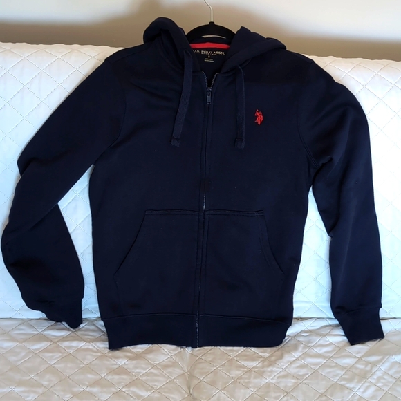U.S. Polo Assn. Other - U.S Polo Assn Men's Dark Blue Full-Zip Sweatshirt/Hoodie,Size S.